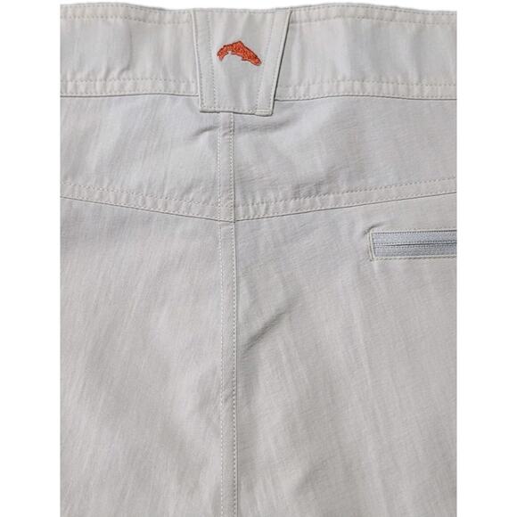 Simms Fishing Pants XL Beige Quick Dry Nylon Spandex Outdoor Hiking Travel - Picture 8 of 16